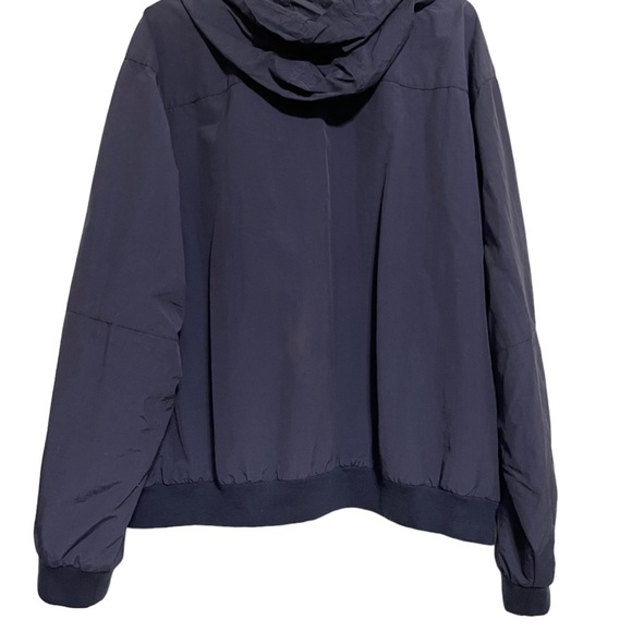 Tommy Hilfiger Lightweight Jacket Navy Blue Concealed Hood Waterproof Size XXL - Picture 8 of 12